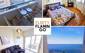 Flirty Flamingo Seaview Seafront Apartment
